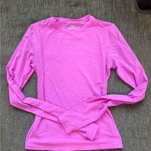 SKIMS Pink Fits Everybody  Long Sleeve Tee